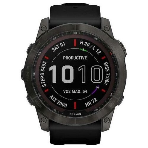 Умные часы Garmin Fenix 7S Sapphire Solar Carbon DLC 9580000₽