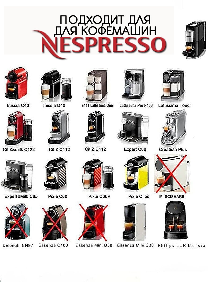 Капсулы Неспрессо Nespresso Original многоразовые 3шт для кофемашины + мерная ложечка для кофе чая какао матча