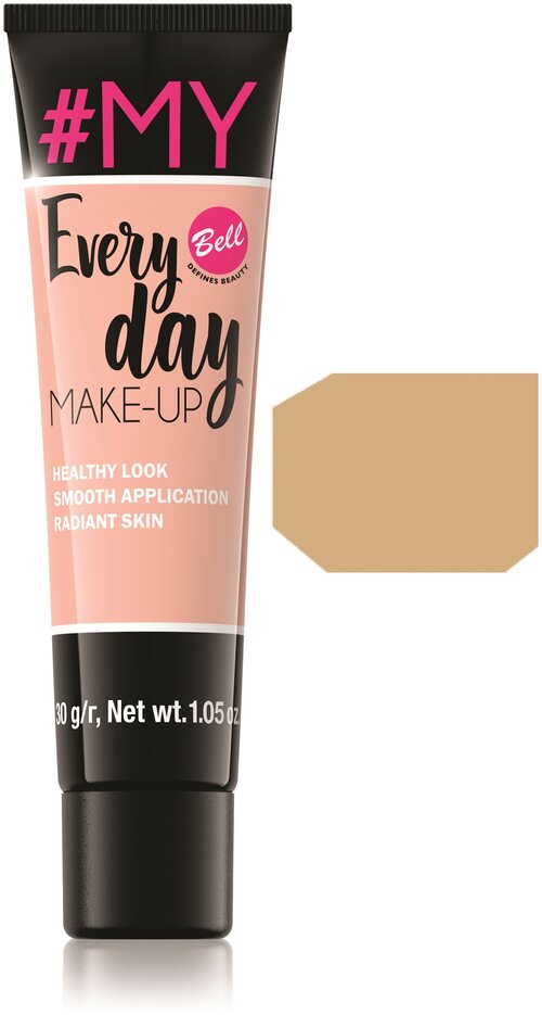 Bell Тональный флюид #My Every Day Make-Up, 30 г, оттенок: 05 Warm Beige