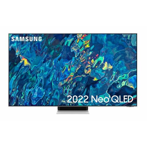 55 Телевизор Samsung QE55QN95BAU 2022 Neo QLED, яркое серебро