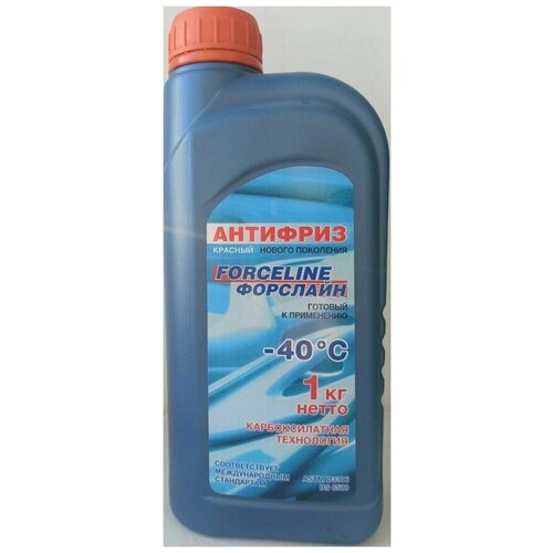 Антифриз (красный) FORCELINE -40 (1 кг) Техноформ (г. Климовск)