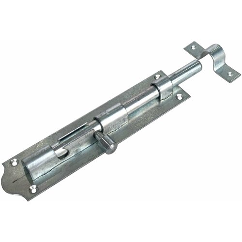 Засов-шпингалет для ворот и калитки горизонтальный. Оцинкован. Длина 64 мм.