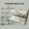 Фото #2 Одеяло Тутовый шелкопряд летнее 1,5 спальное (140х205), сатин, 150 г/м