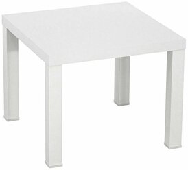 Журнальный столик Боровичи, Кофейный столик, Белый, 55х42х55 (ШхВхГ)