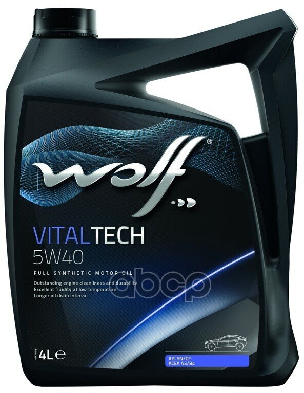 Wolf Масло Моторное Vitaltech 5W40 4L