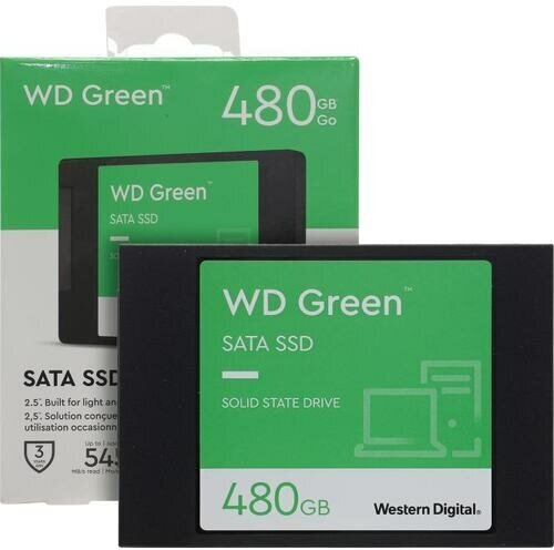 Твердотельный накопитель Western Digital WD Green SATA 480 ГБ SATA WDS480G3G0A - фотография № 7