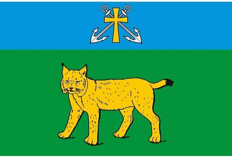 Флаг Усть-Кубинского района. Размер 135x90 см.
