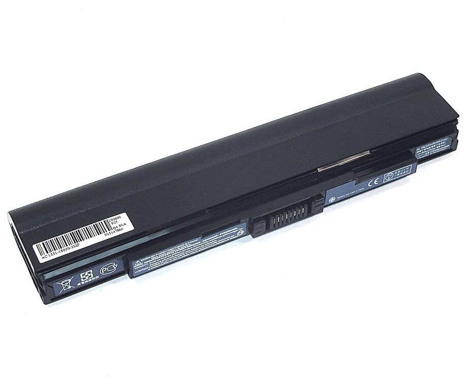 Аккумуляторная батарея для ноутбука Acer Aspire 1551-18650 11.1V 4400mAh OEM черная