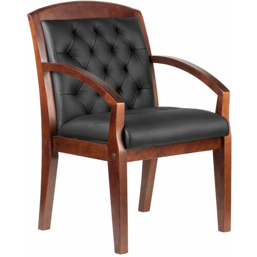Конференц-кресло Riva Chair M 175 D черная кожа