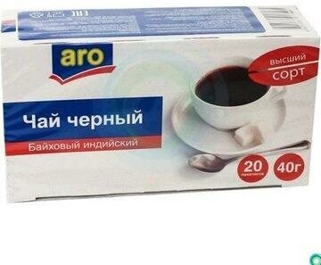 Чай черный ARO, в пакетиках, 1,8 г × 20 шт. - фотография № 3