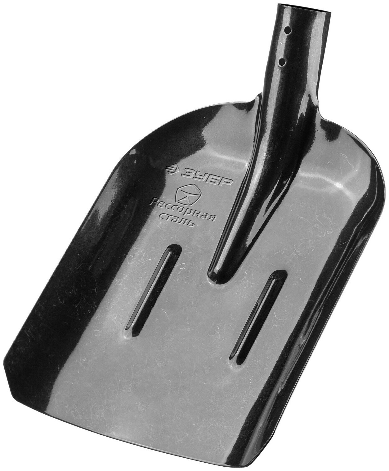 Лопата совковая ЗУБР ПРОФИ-5, 350 х 230 мм, полотно рессорная сталь 1.6 мм закалено, с ребрами жесткости, без черенка, тип ЛСП, Профессионал (39452)