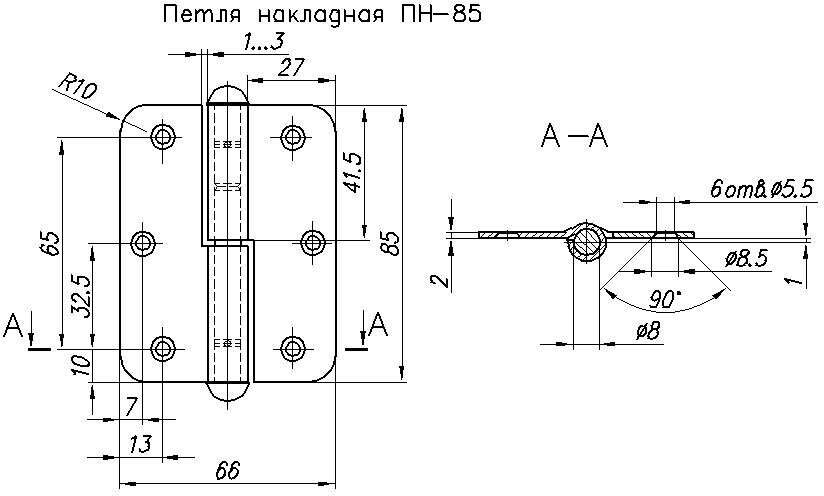 Выбор петель для алюминиевых дверей по прочности