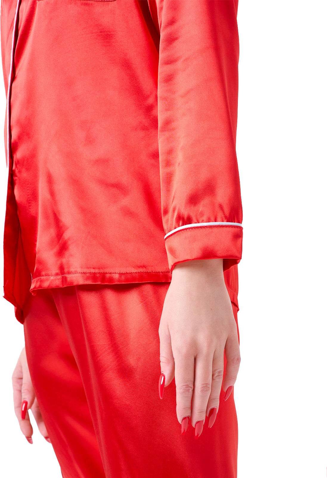 Пижама женская со штанами и шортами, 7 предметов для сна размер XS - фотография № 7