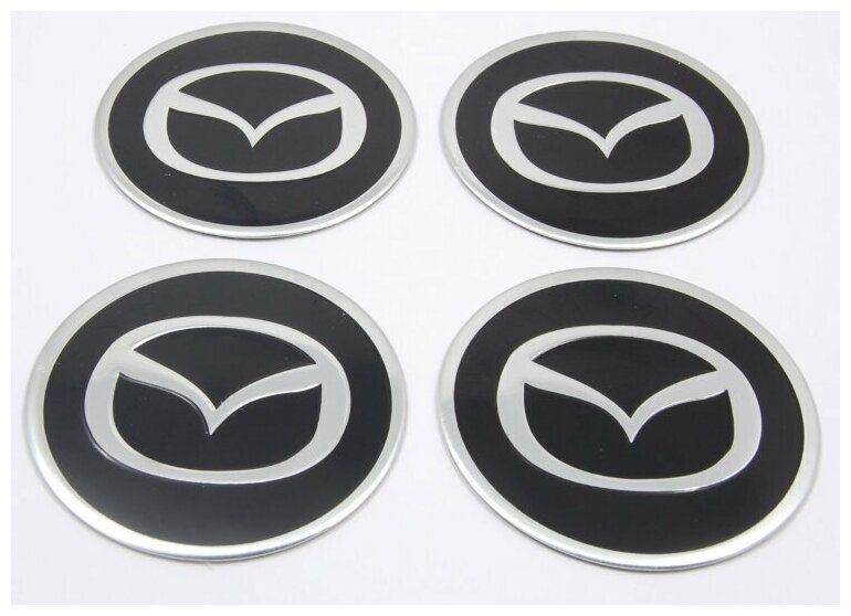 Наклейки на колесные диски Mazda / Мазда / D 60 mm