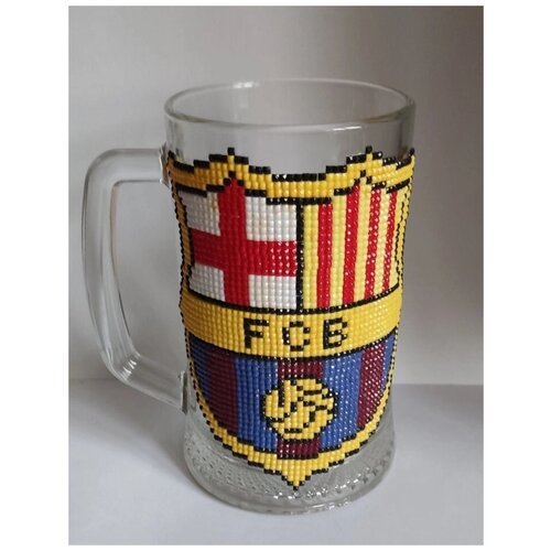 Кружка для пива подарочная футбольный клуб Барселона