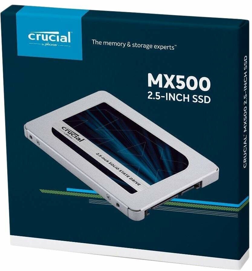 Накопитель SSD 2.5'' Crucial MX500 1TB 3D NAND TLC 560/510MB/s 95K/90K IOPS MTTF 1.8M 7mm - фото №15