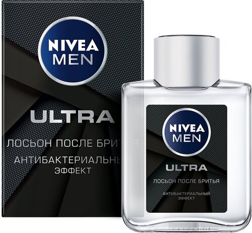 Антибактериальный лосьон после бритья Ultra Nivea, 100 мл