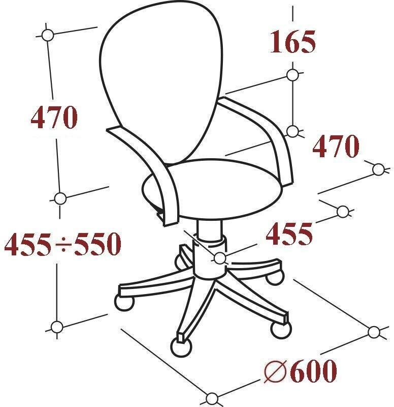 Кресло офисное CHAIRMAN 696 Россия белый пластик TW-16/TW-66 оранжевый - фотография № 15