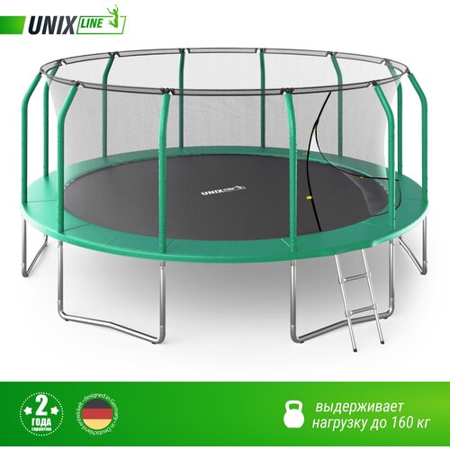 Батут UNIX Line SUPREME BASIC 16 ft (green) UNIXLINE