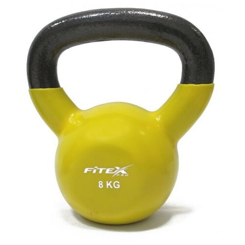 фото Гиря в виниловой оболочке 8 кг fitex pro