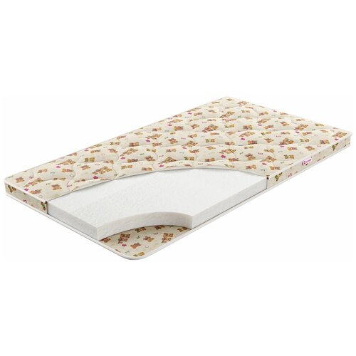 фото Матрас детский ортопедический sontelle kinni sid, 65x125 см, белый/бежевый