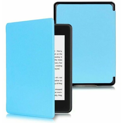 Планшетный чехол для Amazon Kindle Paperwhite 4 (2018-2021) 10th Generation, 6 дюймов (голубой) cute case for all new kindle 2019 8th 10th gen case pu leather cover with auto sleep wake for all new kindle paperwhite 1 2 3 4