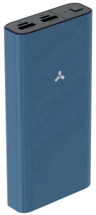 Внешний аккумулятор Accesstyle Arnica 20M, 20000 мАч, 2 USB, 2.1 А, индикатор, синий