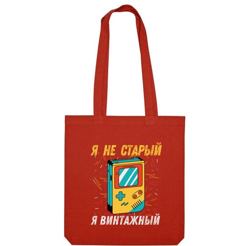 фото Сумка шоппер us basic, красный