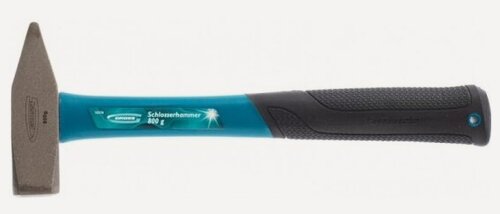 Изображение товара Молоток Gross 10278, 800 г, квадратный боек, фибергласовая обрезиненная рукоятка