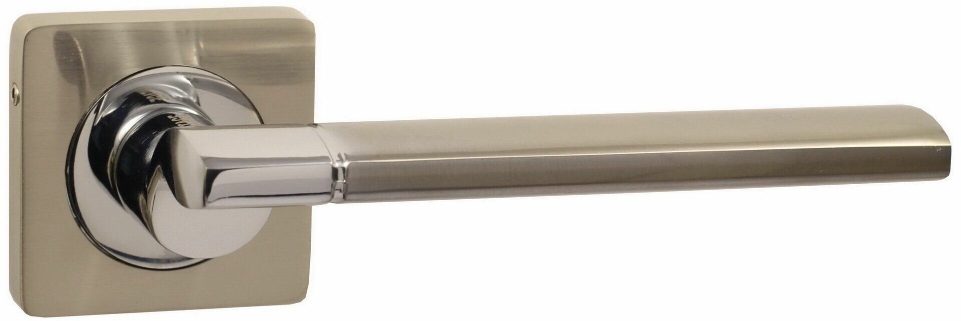 Дверная ручка межкомнатная Vantage V06D AL на квадратной розетке SN матовый никель