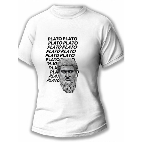 фото Футболка размер xs, белый будь на стиле