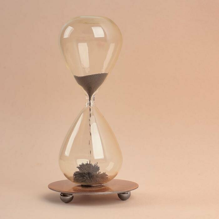 Часы песочные "Эйфелева башня", магнитные, сувенирные, 8 х 13 см