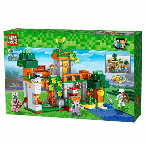 Конструктор PRCK 63104 Водная застава Minecraft конструктор lego minecraft 21121 застава в пустыне 519 дет