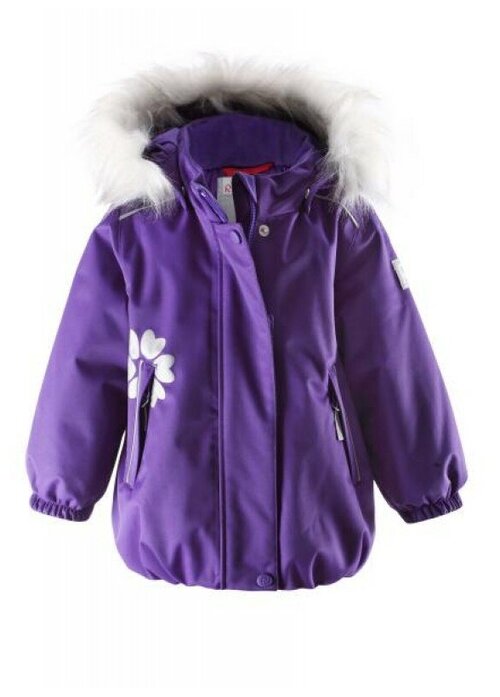 Куртка Reima, размер 98, фиолетовый