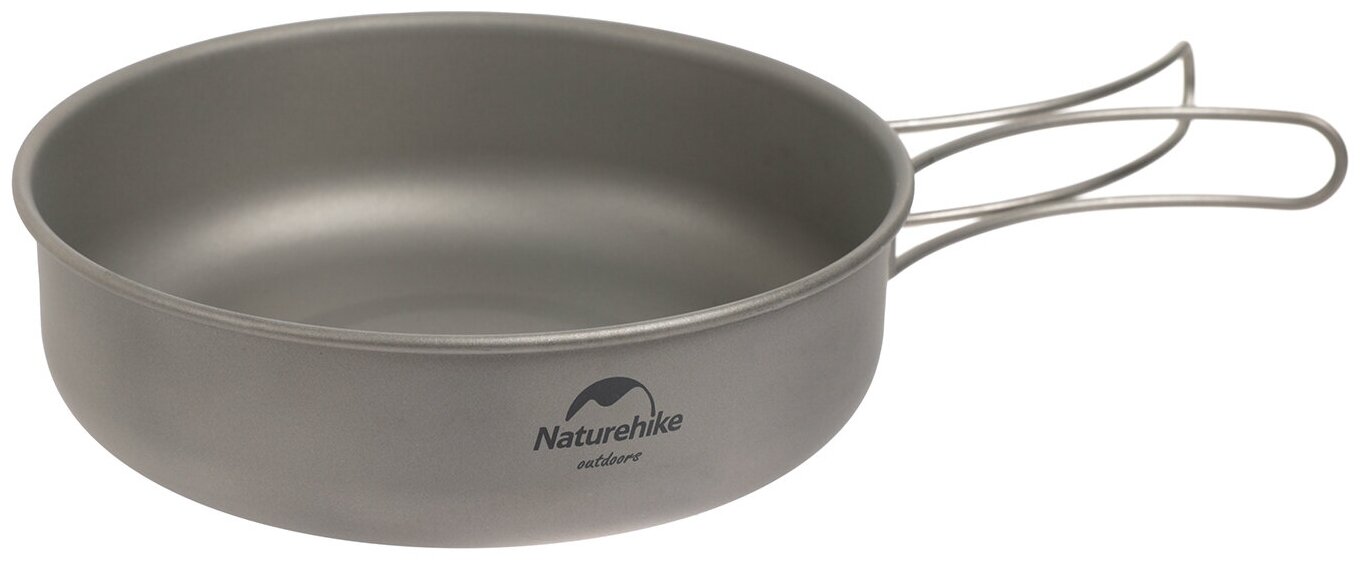 Сковорода Naturehike Tjp02 Outdoor Ti Frying Pan-9H 150 mm Titanium