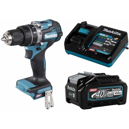 Дрель-шуруповерт аккумуляторная 65Нм XGT 40В 4Ач зу Makita HP002GM101 4818000₽