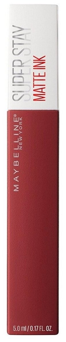 Maybelline New York Super Stay Matte Ink жидкая помада для губ суперстойкая матовая, оттенок 50, Voyager