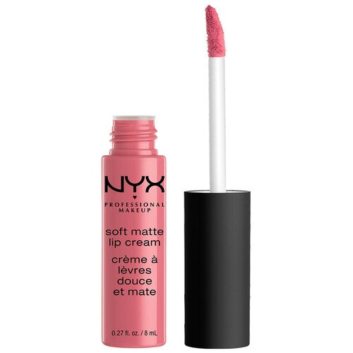 Купить NYX professional makeup Жидкая помада для губ Soft Matte Lip Cream, оттенок 08 San Paulo, розовый