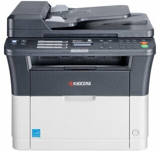 МФУ Kyocera FS-1025MFP 1102M63RUV/1102M63NX2 А4, принтер/копир/цв. сканер, 25 ppm, ADF, 1200 dpi, 64 Mb, дуплекс, Fast Ethernet, USB 2.0 (1102M63RU2)