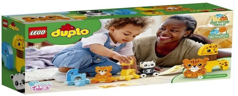 Конструктор LEGO DUPLO 10955 Мой первый поезд для зверей - фото №20