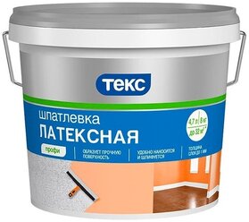 Шпатлевка ТЕКС латексная Профи, белый, 8 кг