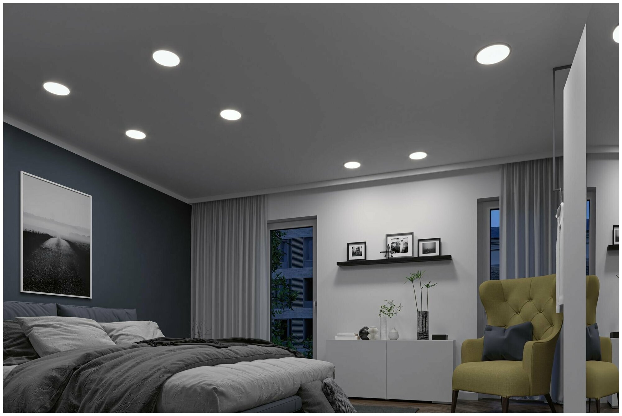 Панель встраиваемая Paulmann Areo VariFit Zigbee D175мм 13Вт 1200Лм 3000-6500K IP44 LED Белый 93043 - фотография № 6