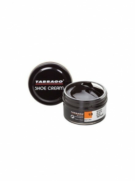 TCT31 Крем для обуви, для всех видов гладких кож, Tarrago Shoe Cream, Цвет Tarrago 018 черный, black