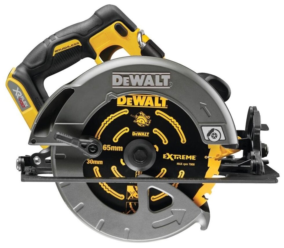 Аккумуляторная дисковая ручная пила DEWALT FlexVolt DCS578NT, кейс TSTAK, без АКБ и ЗУ - фото №13