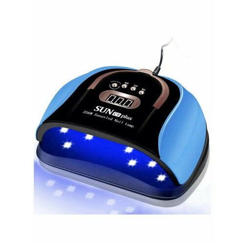 Мощная лампа для маникюра С4 Plus 256W GadFamily. Синий