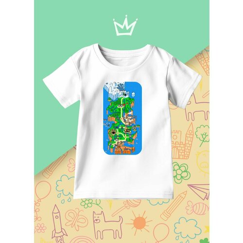 фото Футболка каждому своё, размер 122, белый