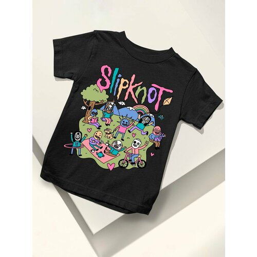 фото Футболка каждому своё, размер 128, черный