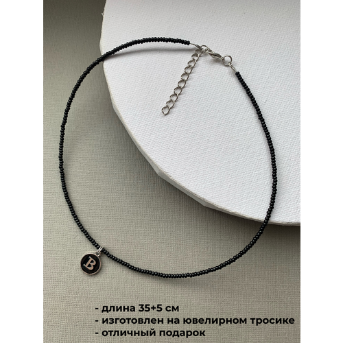 Чокер SIDORINA SOFIA ACCESSORIES бисер длина 35 см черный 275₽