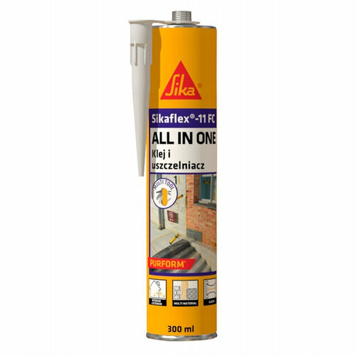 Клей-герметик Sika Sikaflex-11FC ALL IN ONE, 300 мл. Белый