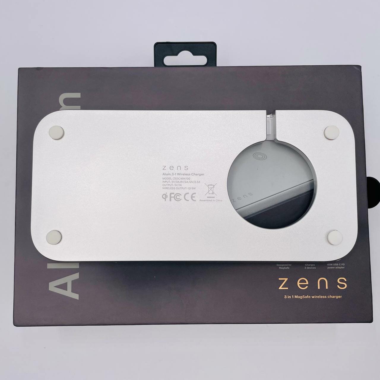 Беспроводное зарядное устройство Aluminium ZENS - фото №9